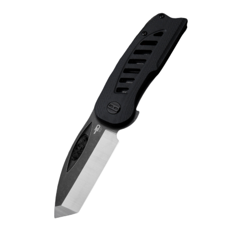 Nóż składany Bestech Explorer Black G10, Satin/Black D2 (BG37A)