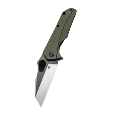 Nóż składany Bestech Operator Green G10, Satin/Black D2 (BG36C)