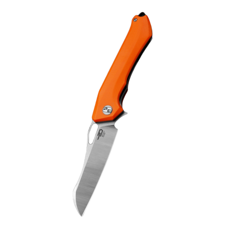 Nóż składany Bestech Platypus Orange G10, Stonewashed/Satin D2 (BG28B)