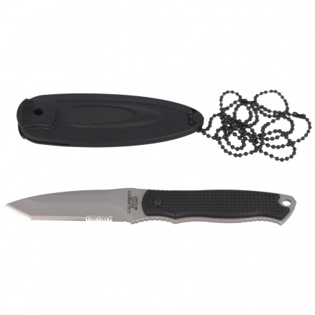 Nóż na szyję Herbertz CJH Neck Knife Black ABS, Satin 420 (103407)