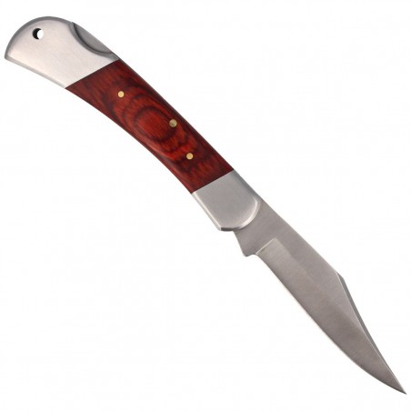 Nóż składany Herbertz CJH Pakka Wood/Steel, Satin 420 (214111)