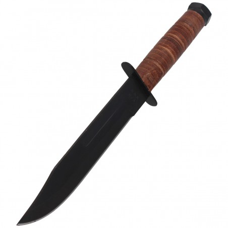 Nóź Herbertz CJH wzór Ka-Bar Brown Leather, Black S45C (101018)