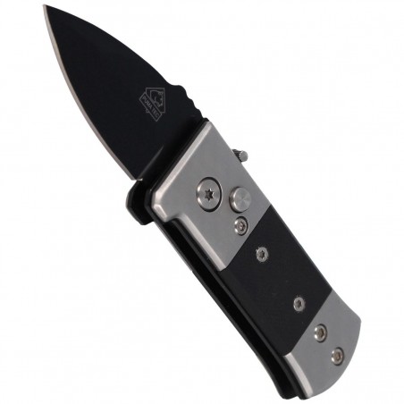 Nóż automatyczny Puma Solingen Black G10 / Stainless, Black Coated (313307)