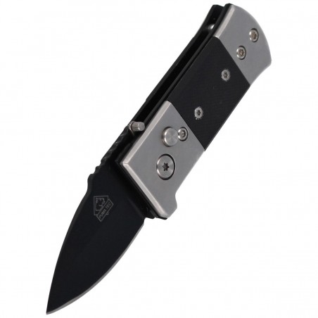 Nóż automatyczny Puma Solingen Black G10 / Stainless, Black Coated (313307)