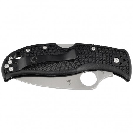 Nóż składany Spyderco LeafJumper Black FRN, Satin VG-10 by Sal Glesser (C262PBK)