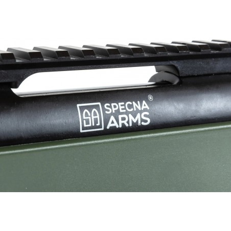 Karabin wyborowy ASG Specna Arms SA-S02 CORE™ High Velocity Upgraded Oliwkowy