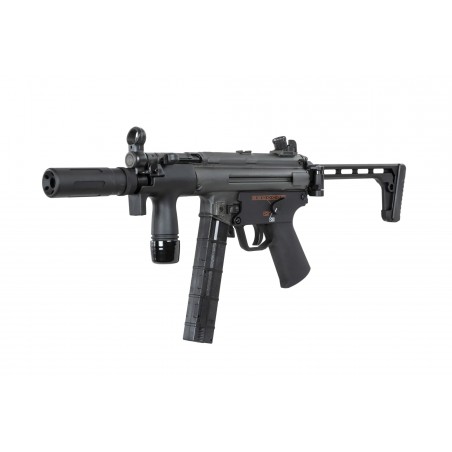 Pistolet maszynowy ASG BOLT Airsoft SWAT K (B.R.S.S) z atrapą tłumika dźwięku