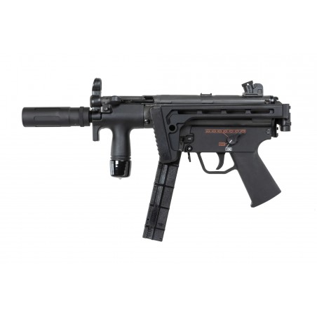 Pistolet maszynowy ASG BOLT Airsoft SWAT K (B.R.S.S) z atrapą tłumika dźwięku