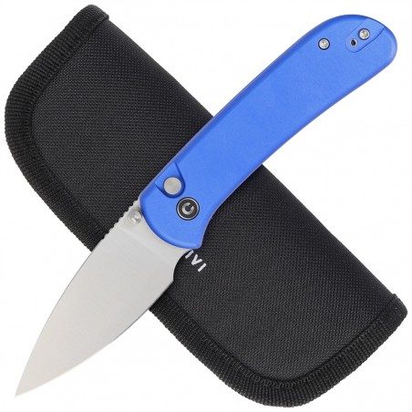 Nóż składany Civivi Qubit Bright Blue Aluminum, Satin 14C28N (C22030E-3)