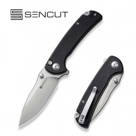 Nóż składany Sencut Pulsewave Black G10, Satin 9Cr18MoV (S23032-1)