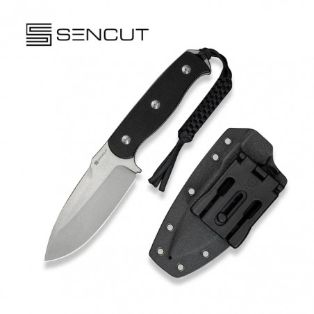 Nóż SENCUT Toxodon Black G10, Stonewashed 9Cr18MoV (S24036-1)