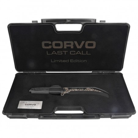 Nóż Extrema Ratio Corvo Last Call LE No 016/70 Black Forprene, Black MIL-C/Geotech Camo N690 (04.1000.0442/BLK/SE)