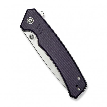 Nóż składany Civivi Merit Purple Canvas Micarta, Satin 14C28N (C24012-3)