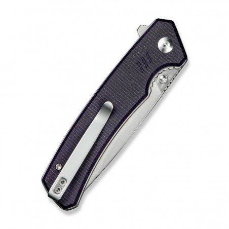 Nóż składany Civivi Merit Purple Canvas Micarta, Satin 14C28N (C24012-3)