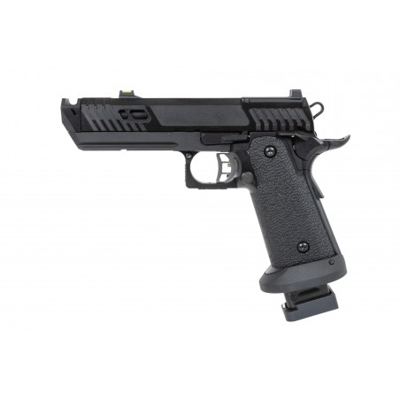 Pistolet ASG SRC Dark Viper DUAL POWER z magazynkiem CO2 Czarny