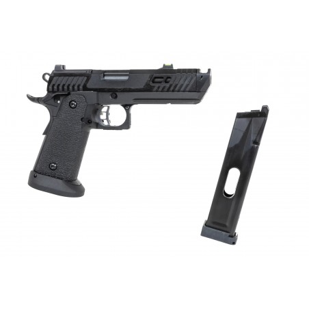 Pistolet ASG SRC Dark Viper DUAL POWER z magazynkiem CO2 Czarny