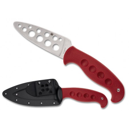 Nóż treningowy Spyderco Temperance Sprint Run Red FRN, Satin 420J2 by Sal Glesser (FB05TRD)