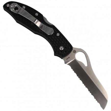 Nóż Spyderco Byrd Meadowlark 2 Rescue FRN Black, Spyder (BY19SBK2)