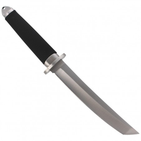 Sztylet japoński tanto Herbertz CJH Black Rubber, Satin 420 (581318)