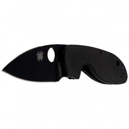 Nóż Spyderco Efficient G-10 Black / Black Blade Plain (C216GPBBK)