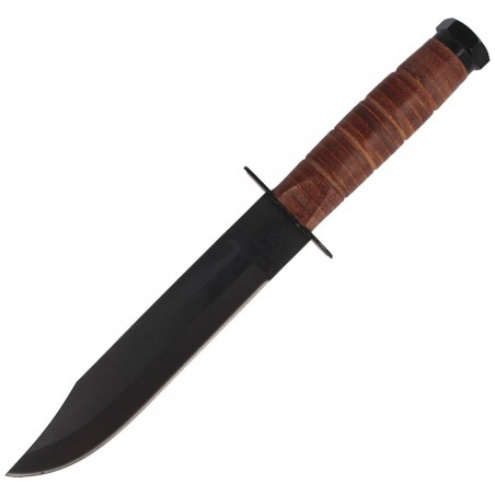 Nóź Herbertz CJH wzór Ka-Bar Brown Leather, Black S45C (101018)