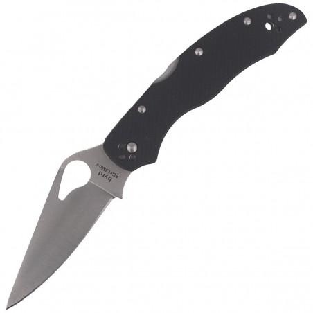 Nóż składany Spyderco Byrd Harrier 2 G-10 Black, Plain (BY01GP2)