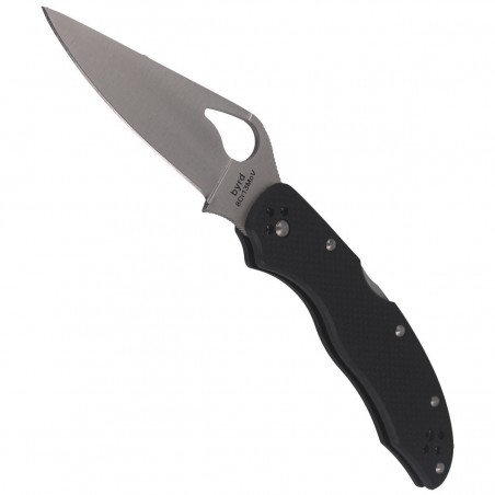 Nóż składany Spyderco Byrd Harrier 2 G-10 Black, Plain (BY01GP2)