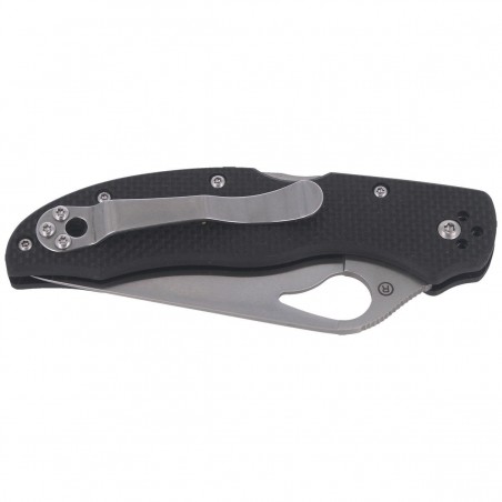 Nóż składany Spyderco Byrd Harrier 2 G-10 Black, Plain (BY01GP2)