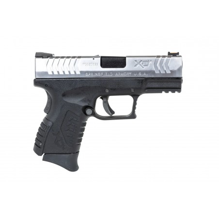 Pistolet ASG Cybergun x Springfield XDM 3.8" Compact Czarno-srebrny