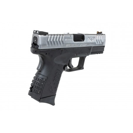 Pistolet ASG Cybergun x Springfield XDM 3.8" Compact Czarno-srebrny