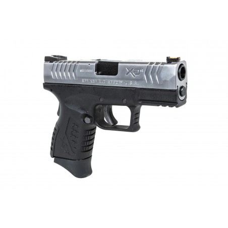 Pistolet ASG Cybergun x Springfield XDM 3.8" Compact Czarno-srebrny