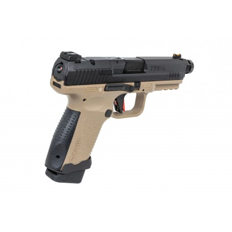 Pistolet ASG Cybergun x SAI Canik TP9 Elite Combat Green Gas Half-Tan