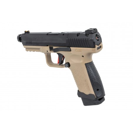 Pistolet ASG Cybergun x SAI Canik TP9 Elite Combat Green Gas Half-Tan