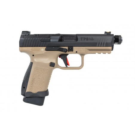 Pistolet ASG Cybergun x SAI Canik TP9 Elite Combat Green Gas Half-Tan