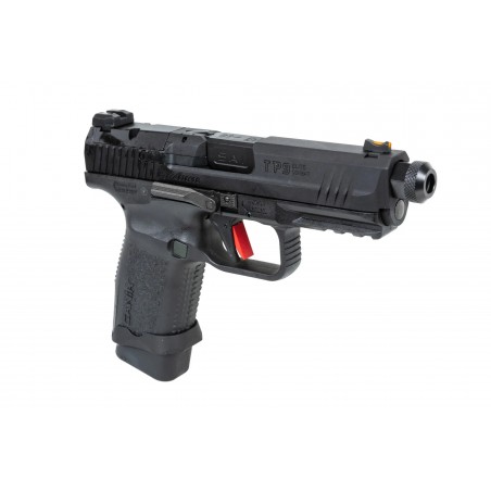 Pistolet ASG Cybergun x SAI Canik TP9 Elite Combat Green Gas Czarny