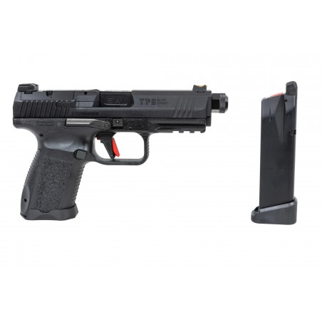 Pistolet ASG Cybergun x SAI Canik TP9 Elite Combat Green Gas Czarny