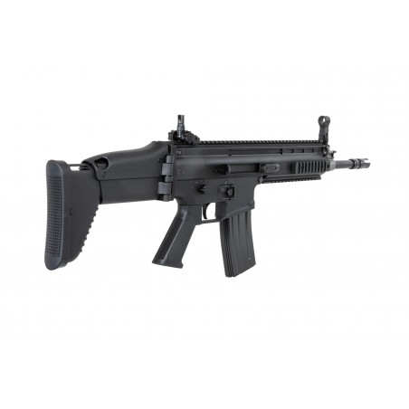 Karabinek szturmowy ASG Cybergun x FN HERSTAL SCAR-L z walizką transportową Czarny