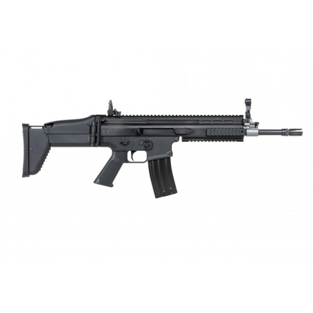 Karabinek szturmowy ASG Cybergun x FN HERSTAL SCAR-L z walizką transportową Czarny