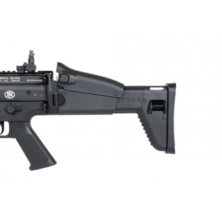 Karabinek szturmowy ASG Cybergun x FN HERSTAL SCAR-L z walizką transportową Czarny