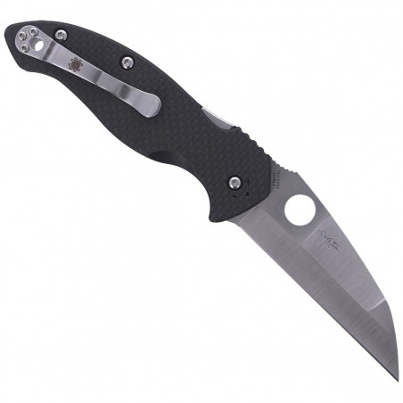 Nóż składany Spyderco Canis Carbon Fiber / G-10 Laminate Plain (C248CFP)