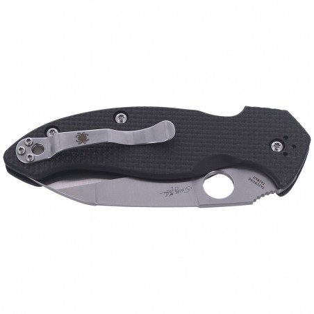 Nóż składany Spyderco Canis Carbon Fiber / G-10 Laminate Plain (C248CFP)