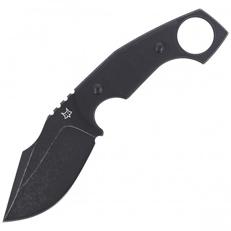 Nóż FOX Monkey Thumper Black G10, Black Stonewashed Niolox by Black Roc Knives (FX-633)