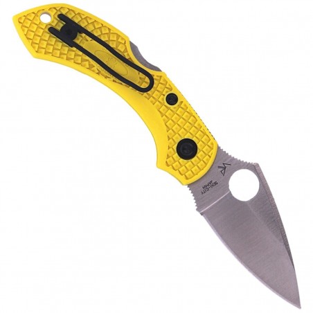 Nóż składany Spyderco DragonFly 2 Salt FRN Yellow, Plain H-1 (C28PYL2)