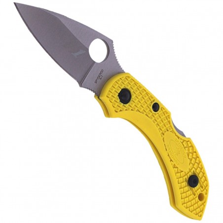 Nóż składany Spyderco DragonFly 2 Salt FRN Yellow, Plain H-1 (C28PYL2)