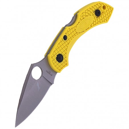 Nóż składany Spyderco DragonFly 2 Salt FRN Yellow, Plain H-1 (C28PYL2)