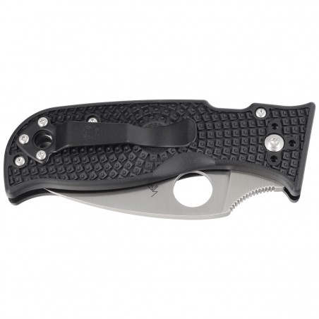 Nóż składany Spyderco Lil' Temperance 3 Lightweight, Plain VG-10 (C69PBK3)