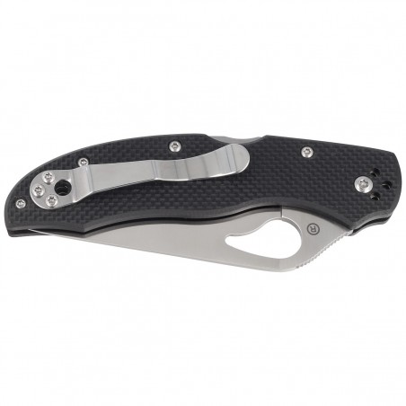 Nóż składany Spyderco Byrd Harrier 2 Black G-10, Combo Edge 8Cr13MoV (BY01GPS2)