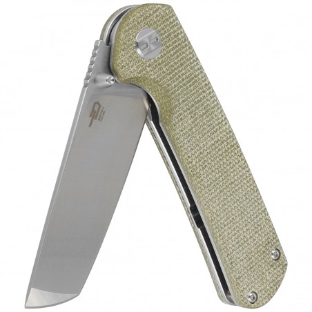 Nóż składany Bestech Sledgehammer Beige Micarta, Satin /  Stonewashed D2 (BG31D)