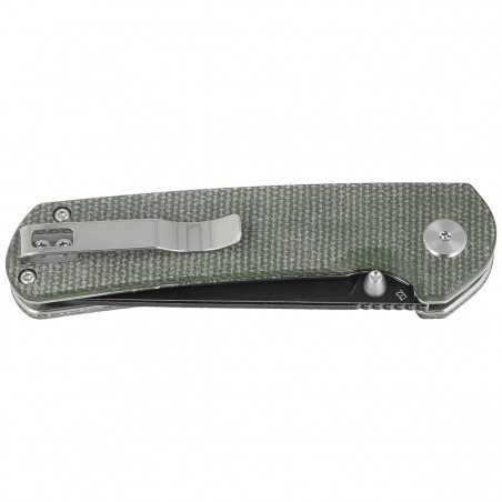 Nóż składany Bestech Sledgehammer Green Micarta, Black Stonewashed D2 (BG31B-2)