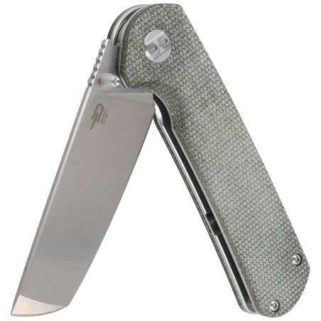 Nóż składany Bestech Sledgehammer Green Micarta, Satin / Stonewashed D2 (BG31B-1)